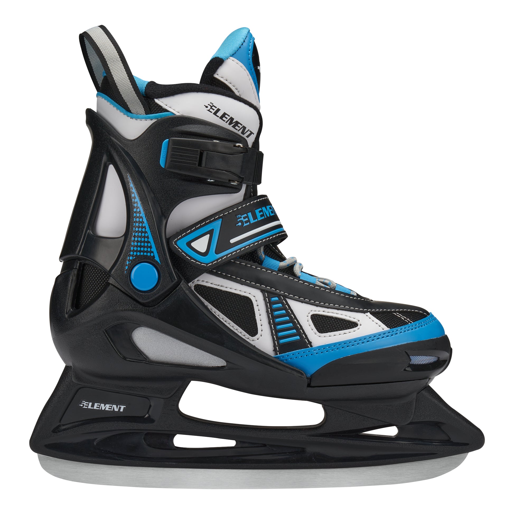 5th Element Stealth Adjustable Kids Skates Blue/Black - Side