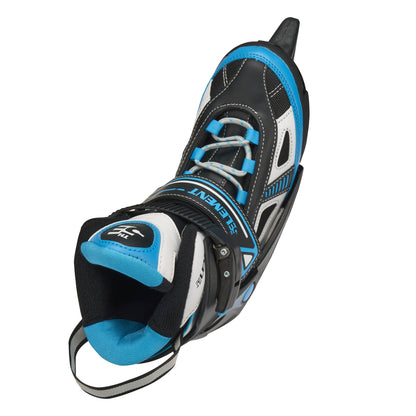 5th Element Stealth Adjustable Kids Skates Blue/Black - Top